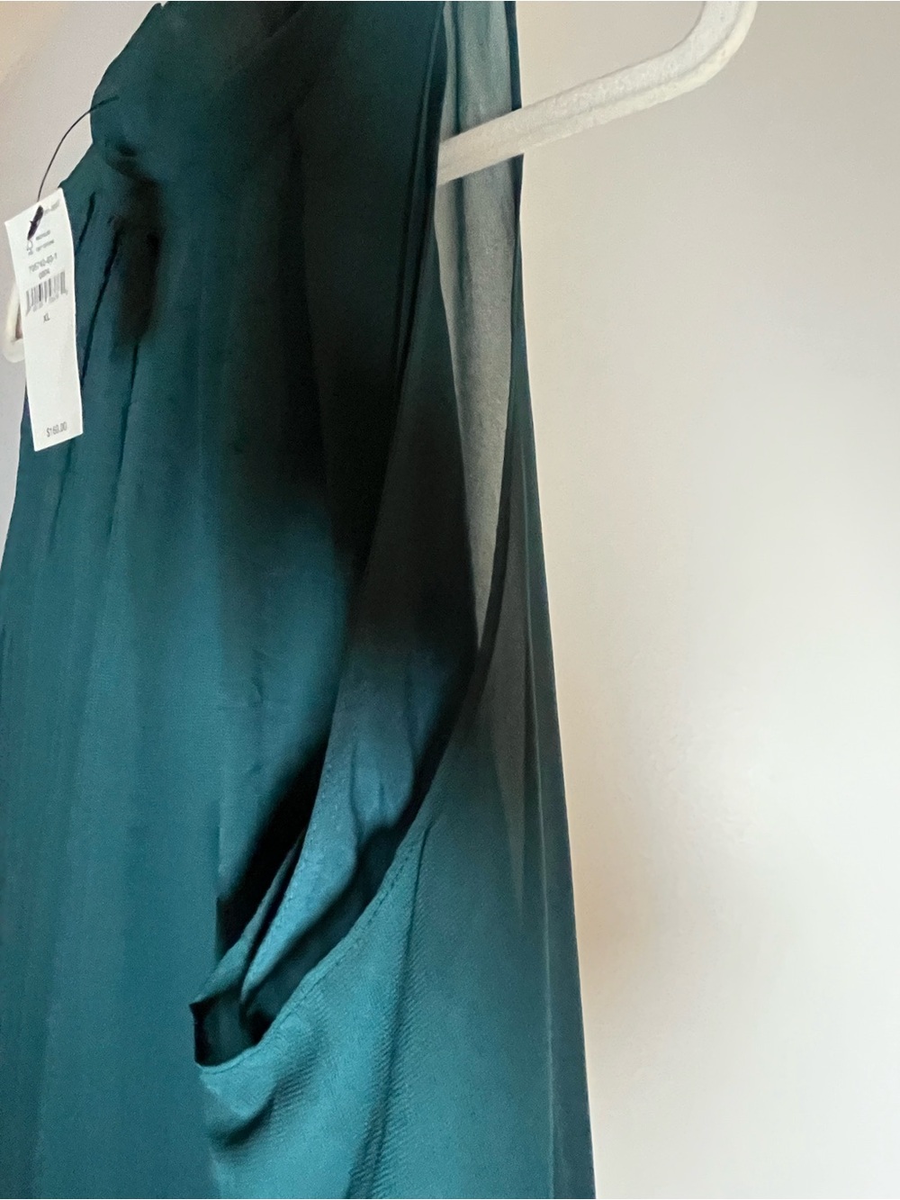 Banana Republic Teal Green Sleeveless Maxi Dress with Neck Tie - Picture 5 of 8